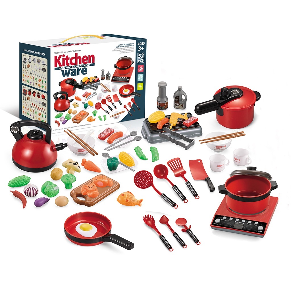 Bộ Đồ Chơi Nấu Ăn Nhà Bếp 36 Chi Tiết Mô Phỏng Thực Tế Đồ Chơi Nhà Bếp House Nhập Vai Bé Gái- Đồ Chơi PUPU HOUSE