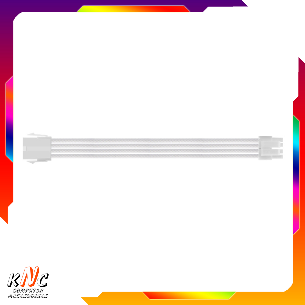 Bộ Dây Nguồn Nối Dài Bọc Dù ColorFul Mod Pro Màu Trắng Kèm Lược Nẹp Cố ...