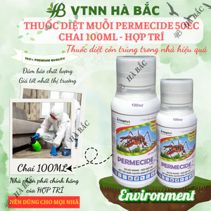 Thuốc diệt muỗi Permecide 50EC - Chai 100ml HỢP TRÍ, ruồi muỗi kiến gián các loại côn trùng