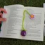 Bookmark hình nấm mini bằng len handmade làm móc khoá, đánh dấu sách dễ thương