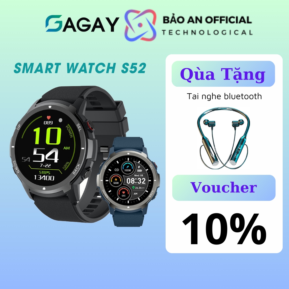 Đồng hồ thông minh Smart watch S52 Pro Jola nghe gọi l, Đồng hồ thể ...