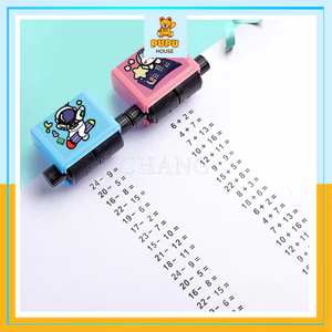 Máy Tạo Phép Tính Cộng Trừ Nhân Chia mini đơn giản ngẫu nhiên cho bé - Con lăn phép toán - PUPU HOUSE