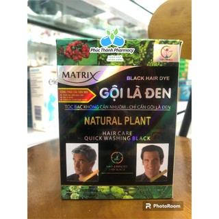 [ CHÍNH HÃNG ] Dầu Gội Thảo Dược Matrix Gội Là Đen Nhanh Chóng An Toàn Tại Nhà  (Hộp 10 Gói x 25ml)