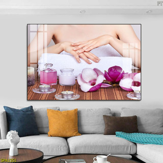 Tranh Treo Tường Trang Trí Tiệm Spa, Gội Đầu Dưỡng Sinh, Làm Đẹp Cửa Tiệm Thu Hút Khách Hàng (P42)