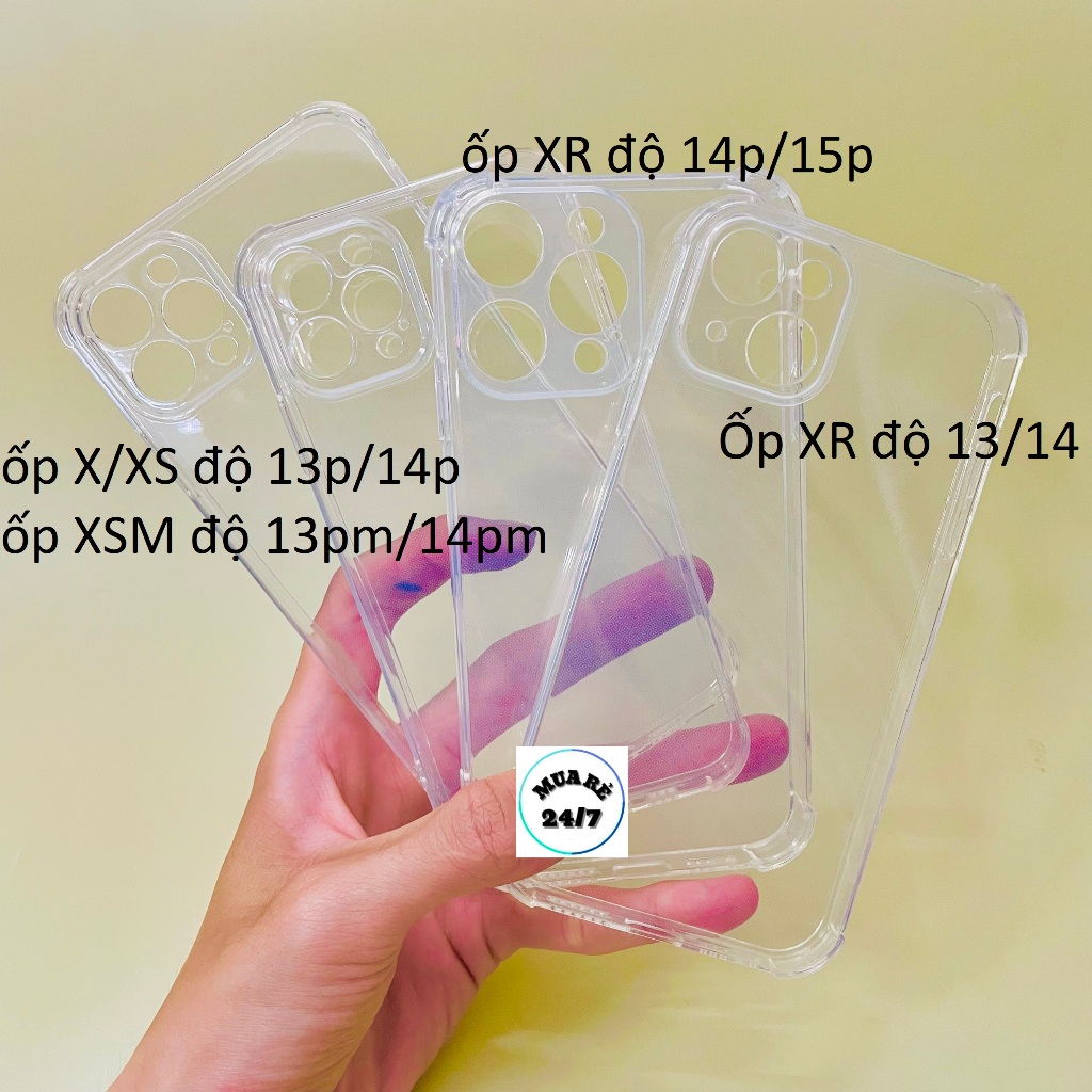 Ốp lưng chống sốc dành cho vỏ độ X/XS/XR/XSM lên 14/15 14P/15P 14PM/15PM