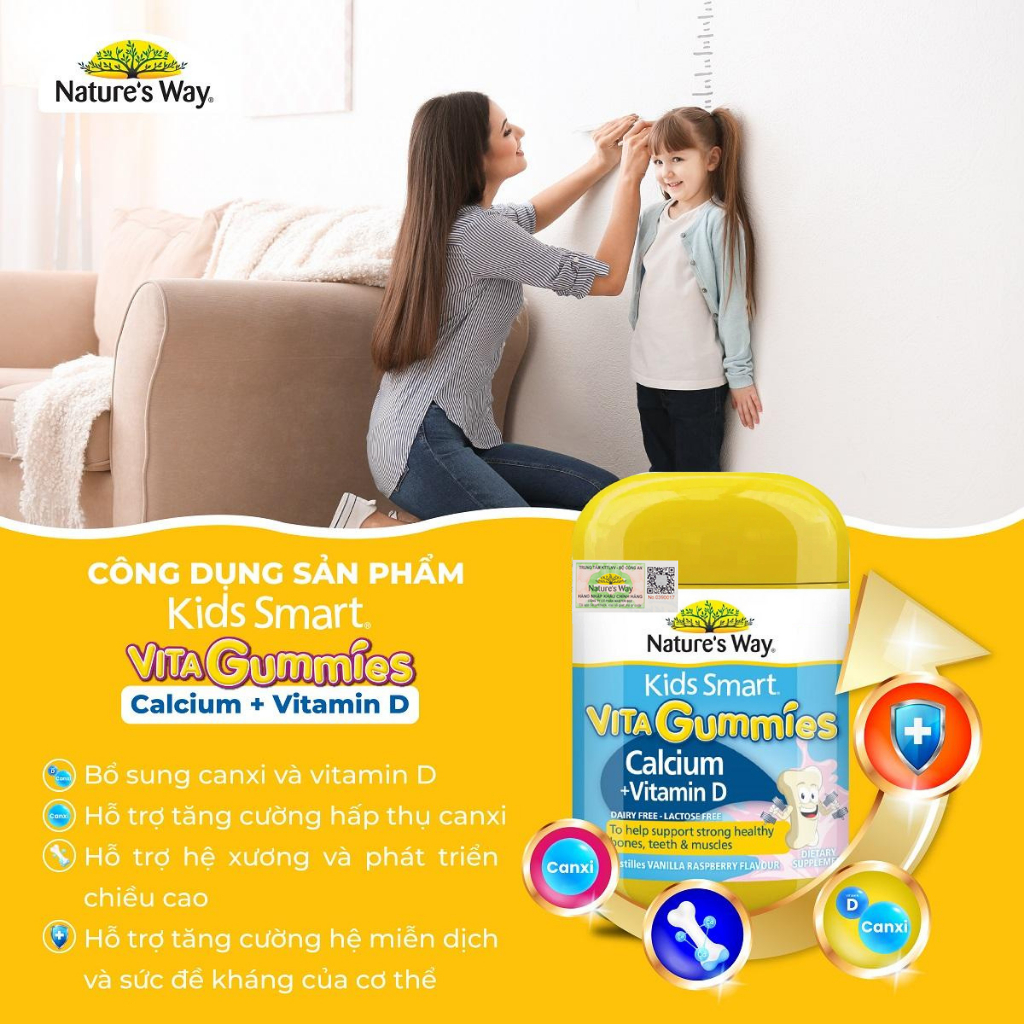 Ảnh Kẹo Dẻo Vi Chất Nature's Way Vita Gummies Chính Hãng Từ Úc Bổ Sung Vitamin Và Khoáng Chất Cho Bé 1