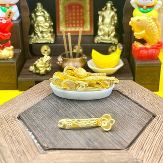 Gậy vàng mini như ý phong thủy