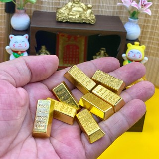 Thỏi Vàng mini Phong Thủy Thần Tài - Tài Lộc May Mắn Quà tặng Đồ trang trí