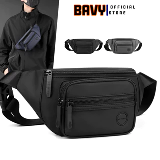 Túi bao tử nam, túi đeo chéo nam Ba Vy FASHION cao cấp vải chống nước thời trang có ngăn chống trộm TĐC32AB