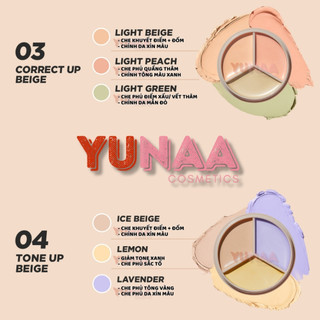 [Y213] Che Khuyết Điểm ĐA NĂNG 3 Ô THE SAEM Cover Perfection Triple Pot Concealer