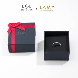 Nhẫn cặp đôi Lyz and Liam Classic Eternity Ring LL8126SV - Khắc tên theo yêu cầu