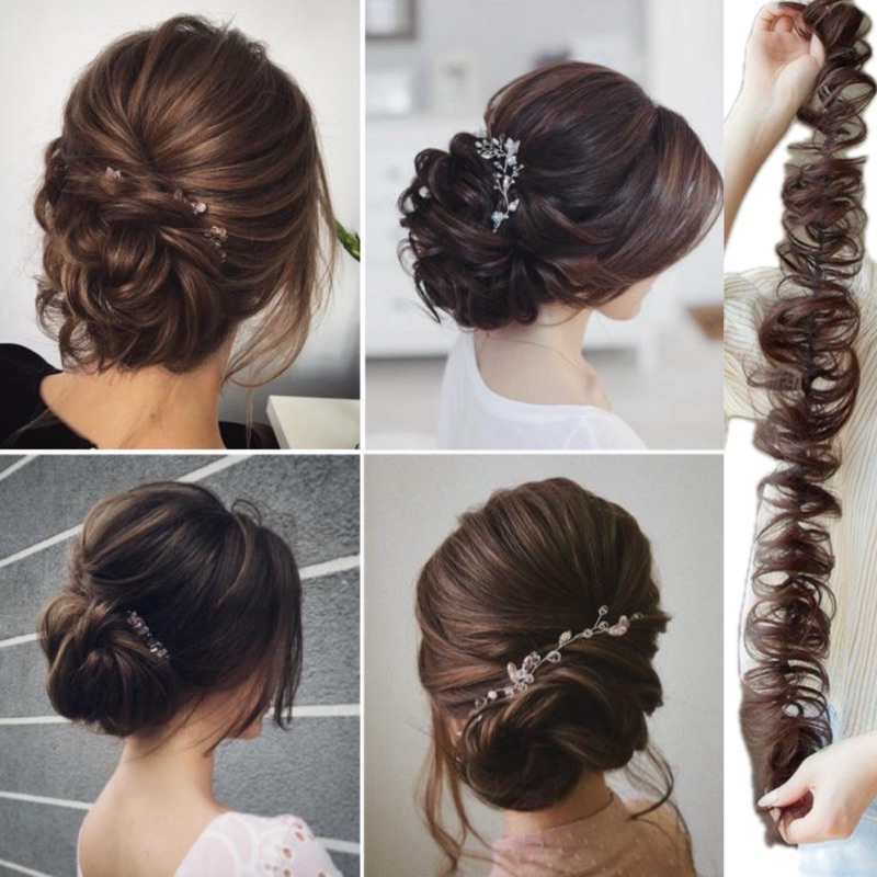 [HÀNG SIÊU CẤP] TÓC GIẢ DẢI TẠO BÚI XOĂN LƠI HÀN QUỐC/ TÓC GIẢ TẠO KIỂU CHO CÔ DÂU BÚI LƠI SIÊU ĐẸP SỈ BAO GIÁ TOÀN QUỐC