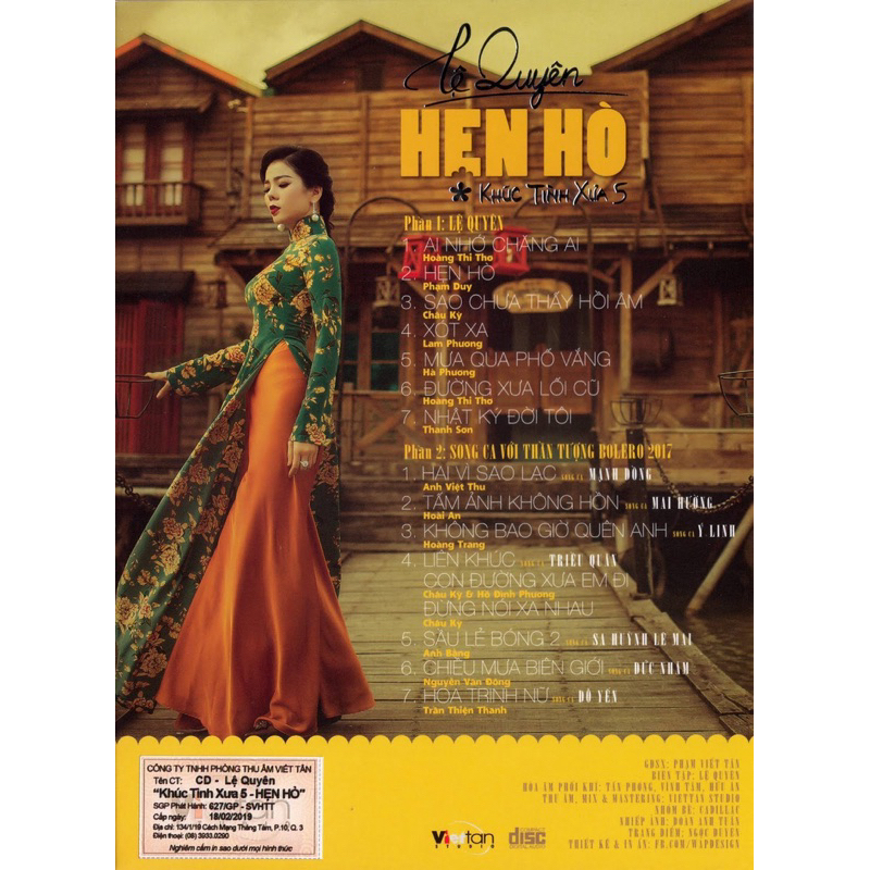 Băng Cassette Lệ Quyên - Khúc Tình Xưa 5