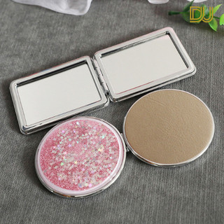 Gương mini cầm tay 2 mặt cute gấp gọn bỏ túi tiện dụng