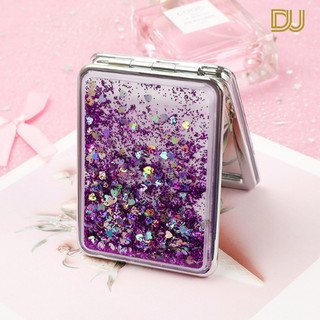 Gương mini cầm tay 2 mặt cute gấp gọn bỏ túi tiện dụng