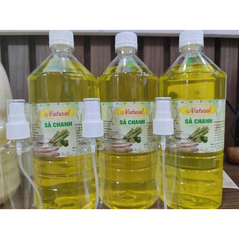 tinh dầu sả chanh 1 lít tặng vỏ chai xịt 100ml | Shopee Việt Nam