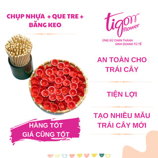 COMBOKEO gồm 1bịch CHỤP NHỰA+1 bịch QUE TRE+10 CUỘN BĂNG KEO 2 MẶT- Chắc chắn, tiện lợi , dễ sử dụng
