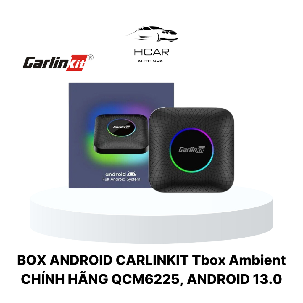 Box Android Carlinkit TBox Ambient Led CPU QCM6225, Androi 13 dành cho ...