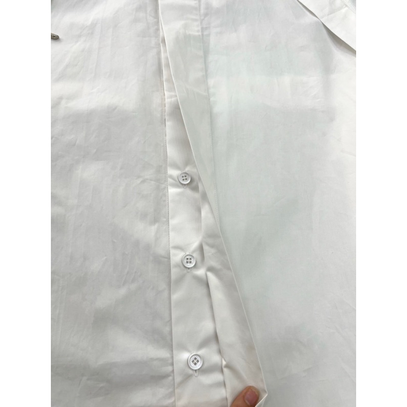 ⚡️[Hight Quality] Áo Sơ Mi G.V C Black And White Logo - Điểm Nhấn Dây Cài Tháo Rời Cao Cấp - Qccc Hottrend
