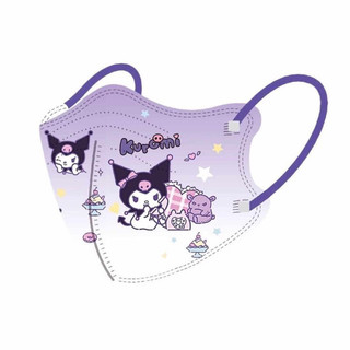 Set 10/50 Chiếc Khẩu Trang 3D In Hình Kuromi Dễ Thương Cho Bé 4-8 Tuổi 🌸 tuyển sỉ 🌸