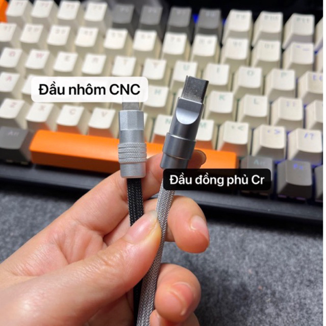 [Xả hàng] Dây cáp sạc Type C - lP hỗ trợ PD 27W/ Type C - Type C PD 100WMax/  USB - Type C/ USB - lP dạng lò xo 2 màu