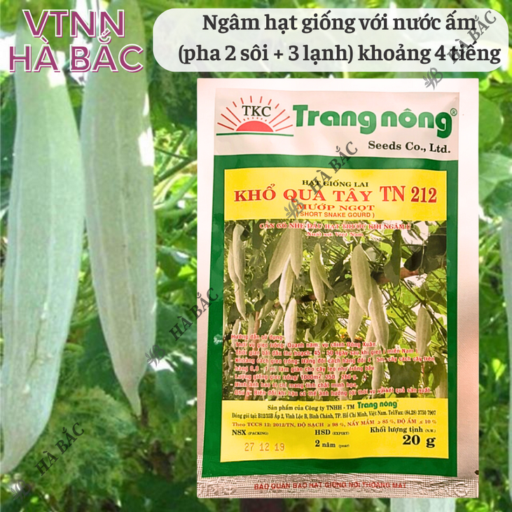 Khổ Hoa Tây TN212 Trang Nông (20gram), hạt giống nảy mầm tốt, năng suất cao, trông quanh năm - Hạt giống Hà Bắc