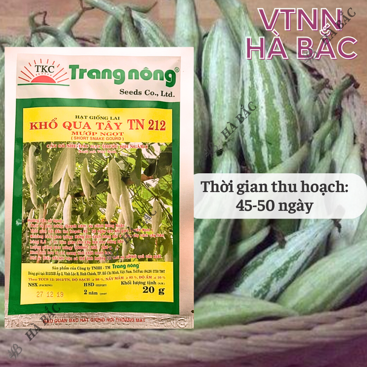 Khổ Hoa Tây TN212 Trang Nông (20gram), hạt giống nảy mầm tốt, năng suất cao, trông quanh năm - Hạt giống Hà Bắc