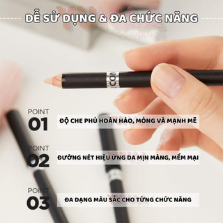 [Y214] Chì Che Khuyết Điểm THE SAEM Cover Perfection Concealer Pencil