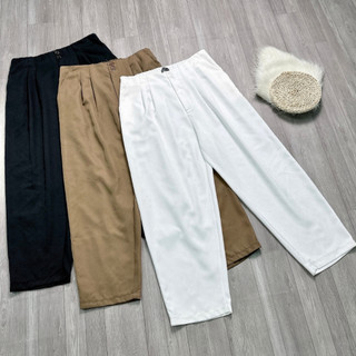 Quần tây bigsize nữ dáng dài 9 tấc lưng chun có khuy cài chất cotton lạnh thời trang công sở Q17
