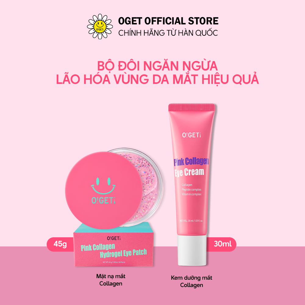 [OGET] Bộ Đôi Chống Lão Hóa Tăng Độ Đàn Hồi Vùng Da Mắt O!GETi Pink ...
