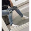 ⚡️[Hight Quality] Quần Jeans Bal.man Stacked Skinny Zipper - Đường May Cách Điệu Phối Was Rách Cao Cấp - Qccc Hottrend
