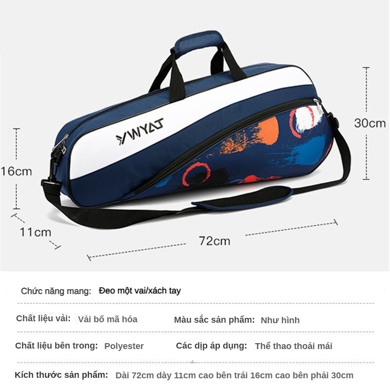 Công suất lớn Feather Racket Bag Tennis Bag Single Shoulder Không thấm nước,Thời trang, phong cách mới