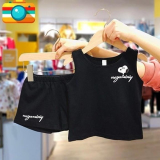 06- Set Bộ ba lỗ SNOOPY cotton dễ thương cho bé , quần áo  bộ mặc hè bé trai bé gái