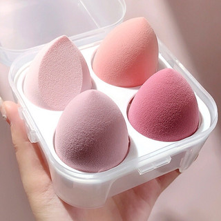 Hộp Kem Nền Trang Điểm 4 Giác Hút Siêu Mềm Hình Giọt Nước