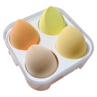 Hộp Kem Nền Trang Điểm 4 Giác Hút Siêu Mềm Hình Giọt Nước