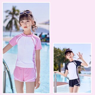 Đồ bơi bé gái áo ngắn tay quần đùi size 13-65kg, sét đồ bơi cho mẹ và bé, bikini bé gái size đại