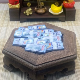 Tiền Đô mini trang trí bàn thờ thần tài thổ địa mini