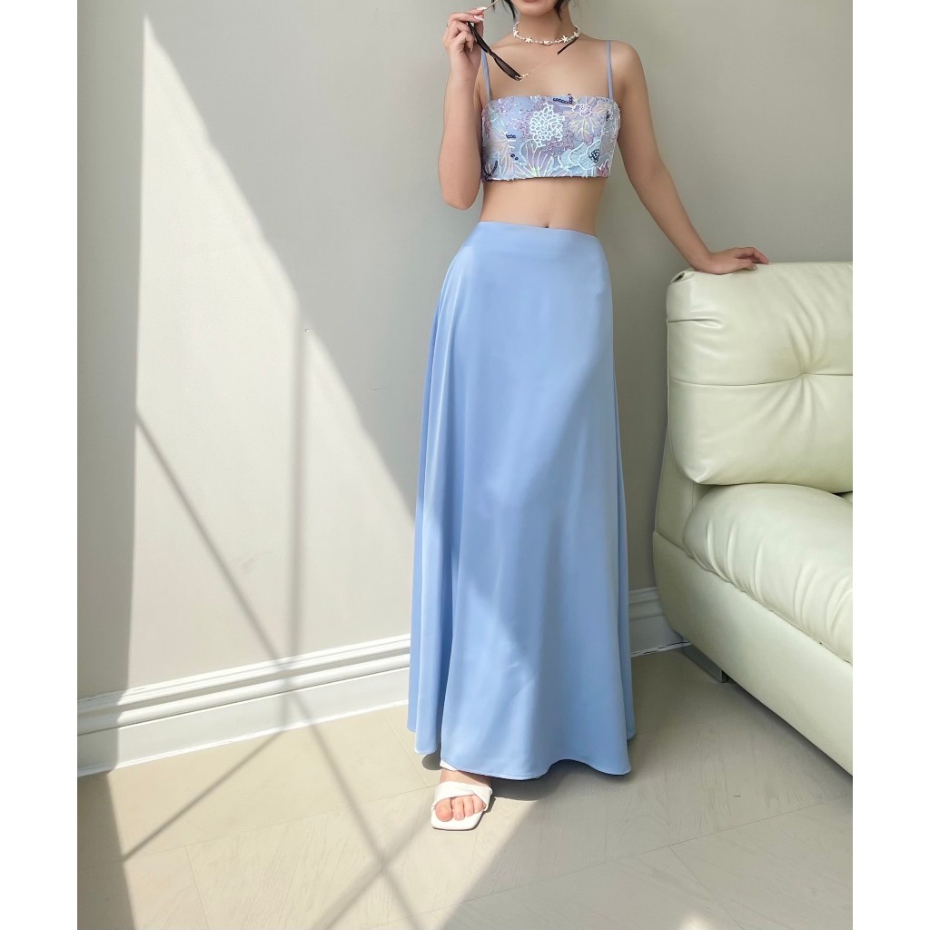 ORLI LABEL - Evie skirt - Chân váy lụa cao cấp (không kèm áo)