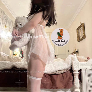 VÁY NGỦ GỌNG HỞ LƯNG MIX NƠ XINH XẮN BIG SIZE