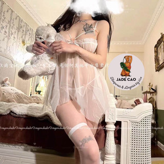 VÁY NGỦ GỌNG HỞ LƯNG MIX NƠ XINH XẮN BIG SIZE