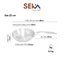 Chảo Inox SEKA Cạn Lòng SK6030 - Chảo Cạn Vân Kim Cương 22cm, 26cm, 28cm Dùng Cho Mọi Loại Bếp