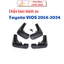 Bộ 4 Chắn Bùn Xe Vios đời 2014 đến 2023, 2024 - Hàng Nhựa Dẻo đã kèm ốc vít- Lắp đặt dễ dàng