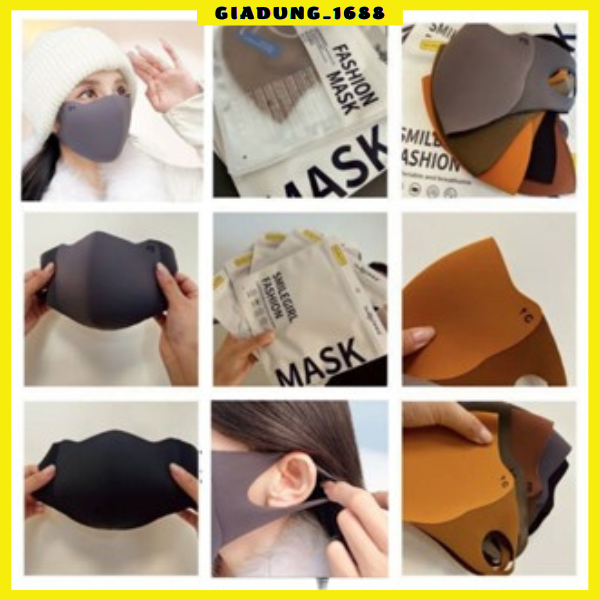 khẩu trang T*C Cotton Dày Dặn Thoáng Khí, Chống Tia UV Dùng đc 4 mùa (   hot)