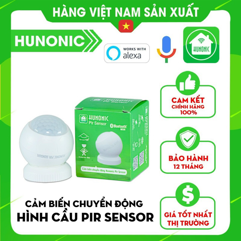 CẢM BIẾN CHUYỂN ĐỘNG HUNONIC PIR SENSOR HÌNH CẦU | Shopee Việt Nam