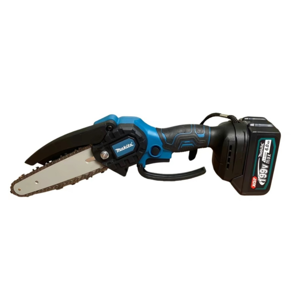 Máy cưa xích pin cầm tay Makita máy cưa gỗ mini dùng pin, cưa xích pin mạnh mẽ bền bỉ