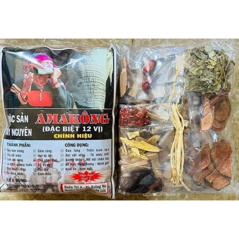 AMAKONG 12 VỊ GÓI 1KG CHÍNH HIỆU