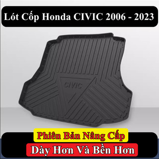 Lót Cốp Honda Civic 2006-2023 Chất Liệu Chống Cháy, Không Mùi , Hàng Nội Địa Trung