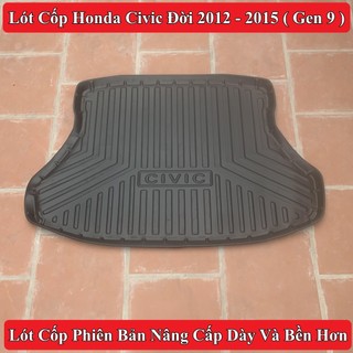 Lót Cốp Honda Civic 2006-2023 Chất Liệu Chống Cháy, Không Mùi , Hàng Nội Địa Trung