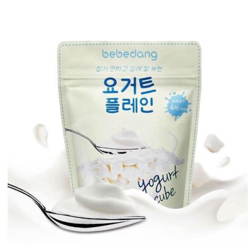 Sữa chua khô, Phô mai sấy lạnh Bebedang cho bé gói 16g Hàn Quốc