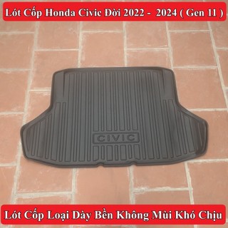 Lót Cốp Honda Civic 2006-2023 Chất Liệu Chống Cháy, Không Mùi , Hàng Nội Địa Trung